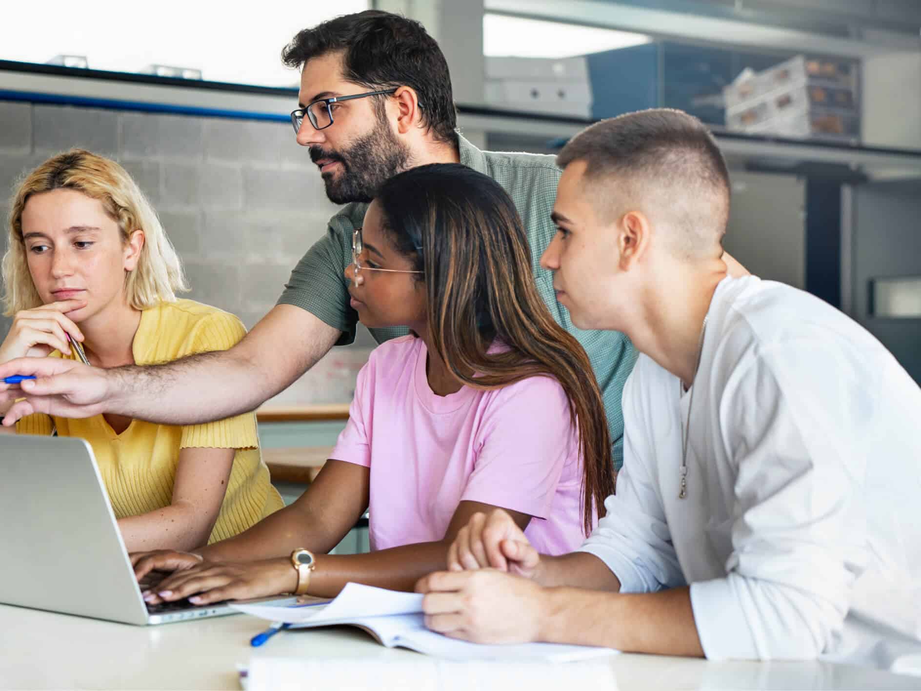 Students and faculty learning