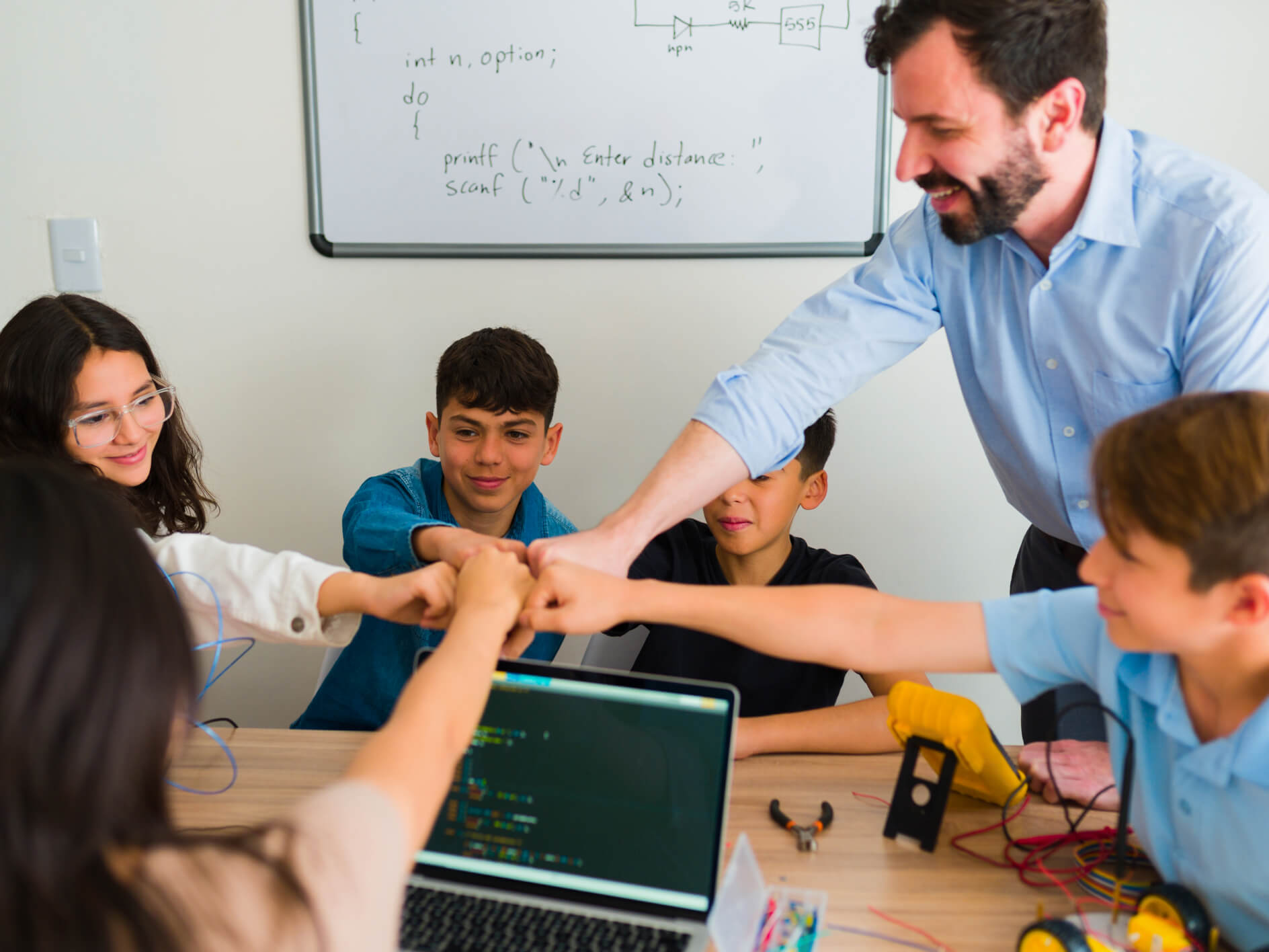 Students and teacher learning