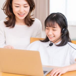 Student and parent learning online