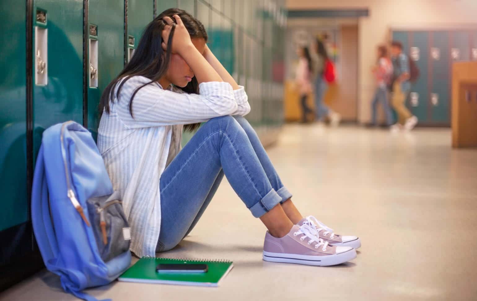 Student struggling with anxiety